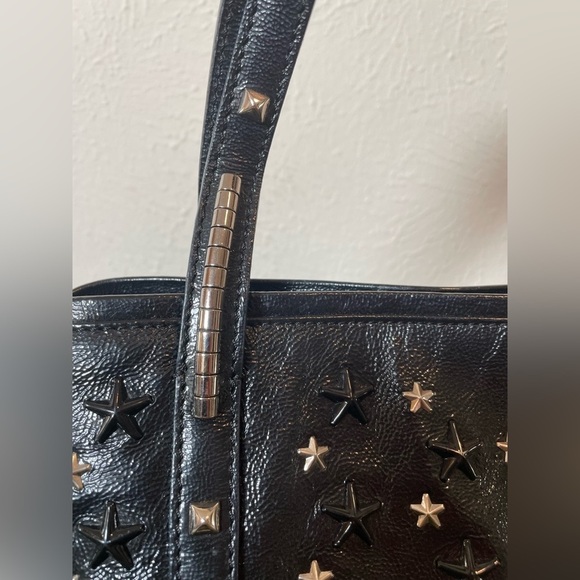 Jimmy Choo Black Star Studded Sophia Shoulder Bag with Studded Strap - Picture 2 of 16